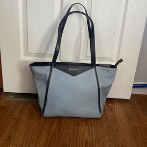 Blue Michael Kors Whitney bag